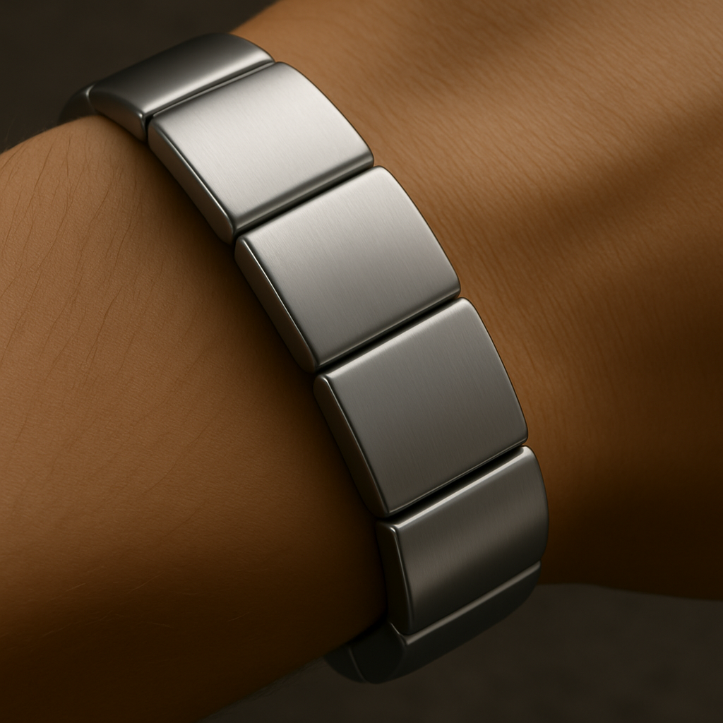 Clinical-grade sensors on the underside of Vitul bracelet